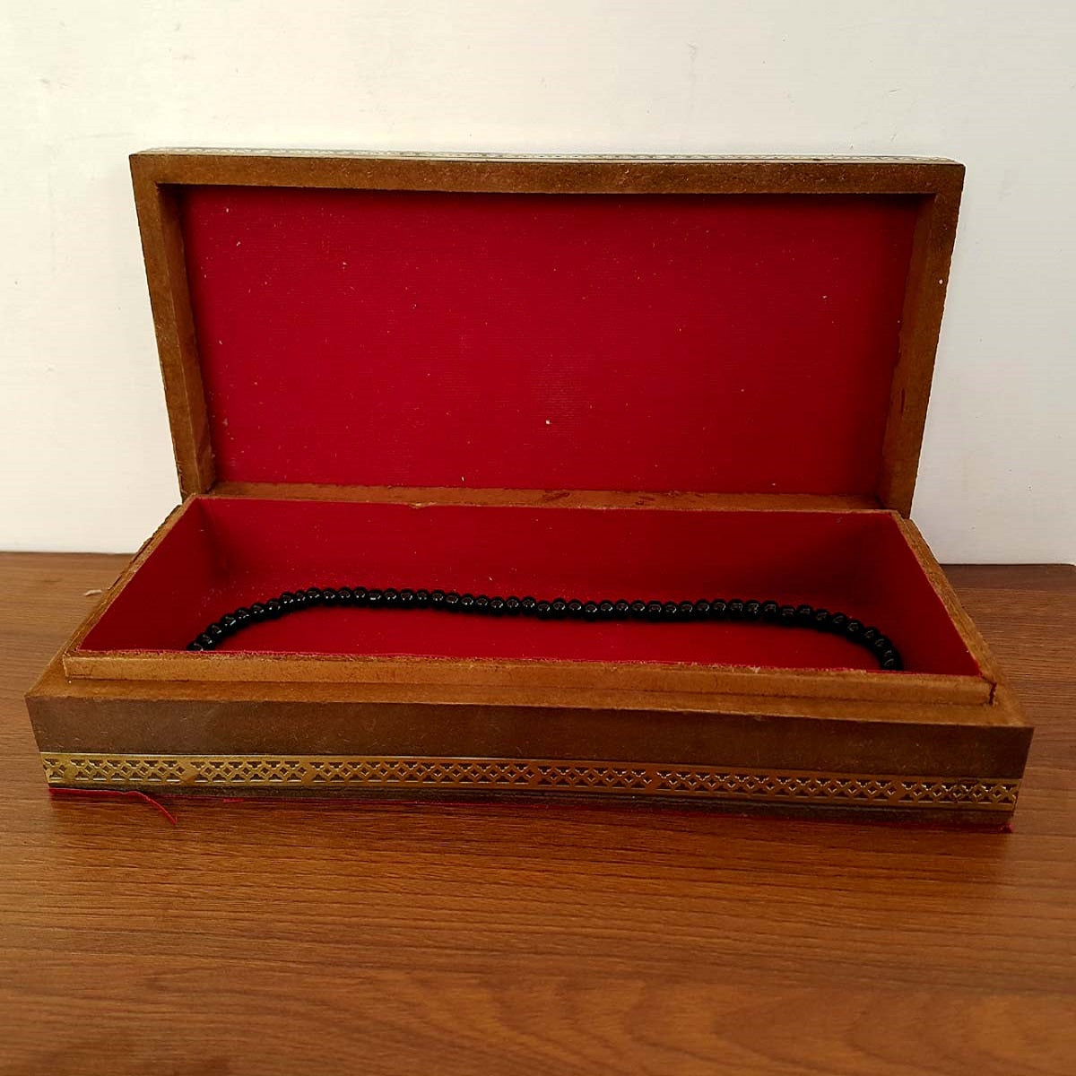 Wooden Painted Jewellery Box 4x8 Inch