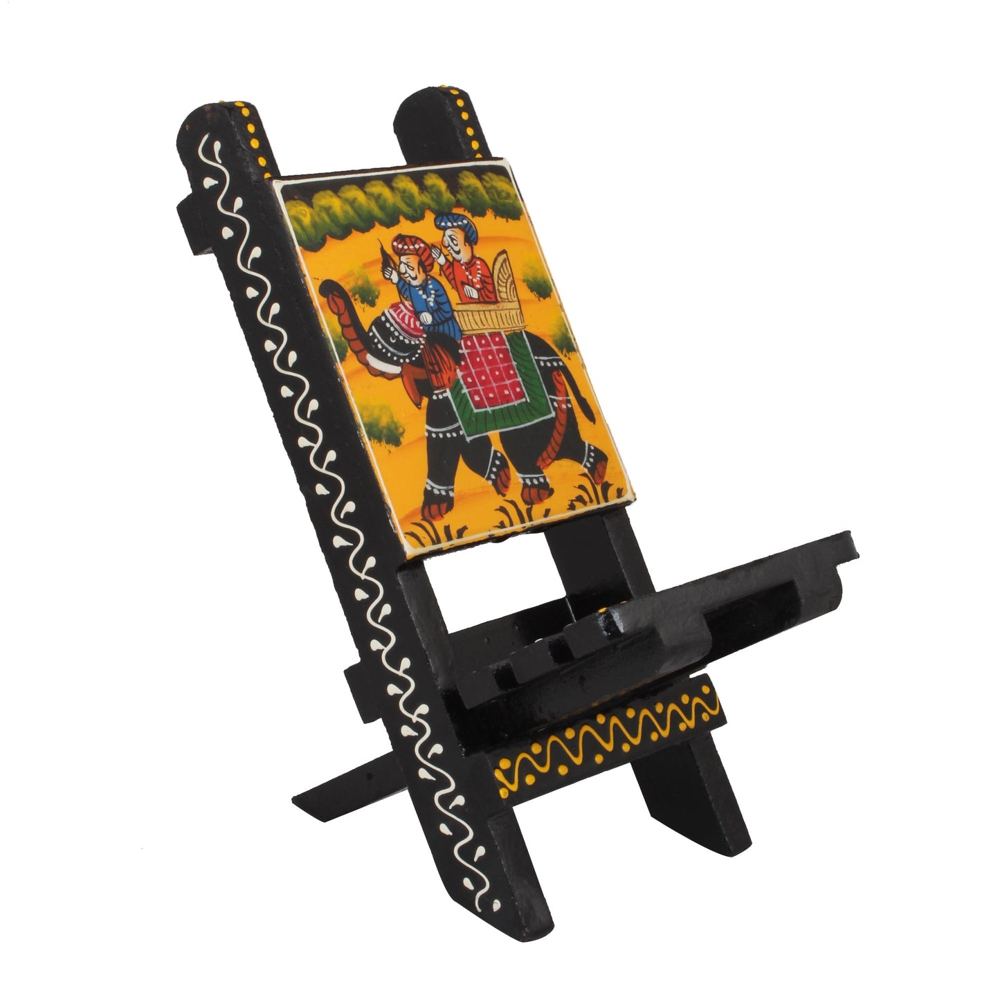 Wooden Phone Stand Chair Small Mini Card Holder