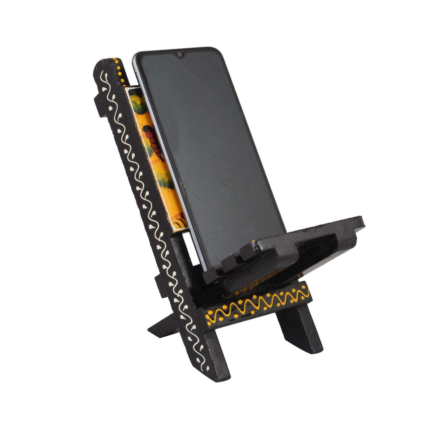 Wooden Phone Stand Chair Small Mini Card Holder