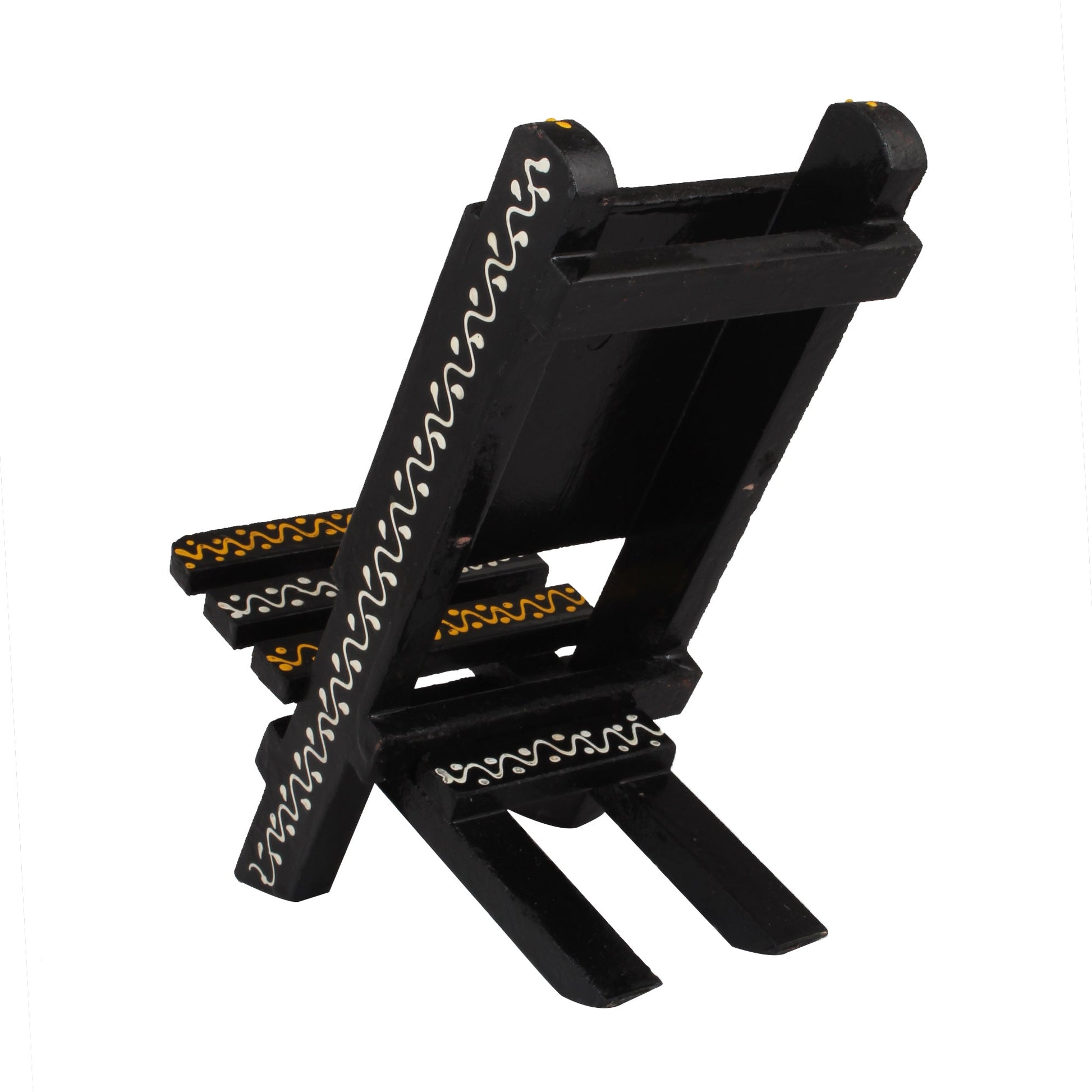 Wooden Phone Stand Chair Small Mini Card Holder