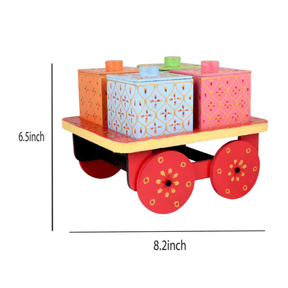 Dry Fruit Cart Shape With Trolley Cart