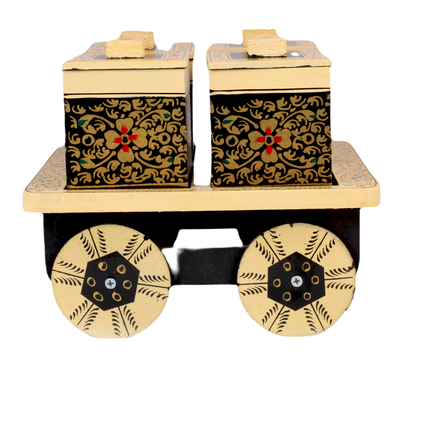 Dry Fruit Cart Shape With Trolley Cart