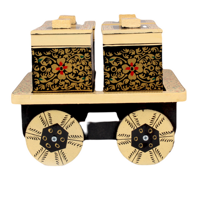 Dry Fruit Cart Shape With Trolley Cart