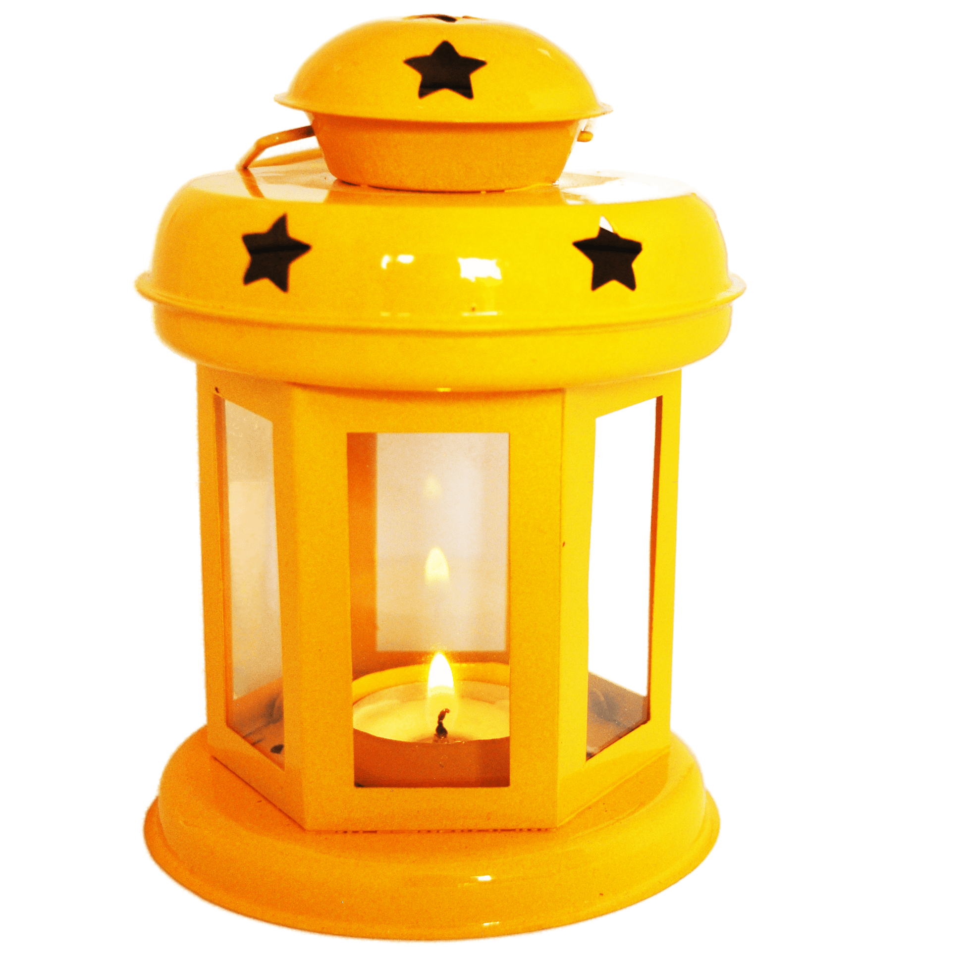 Metal Star Wall Hanging Candle Holder Pair