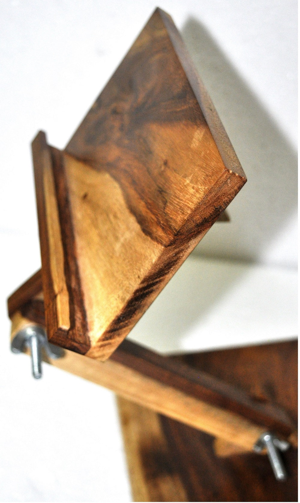 Wooden Adjustable Mobile Stand