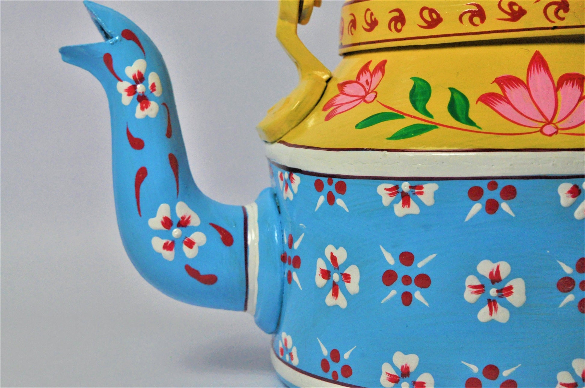 Hand Painted Aluminium Single Kettle
