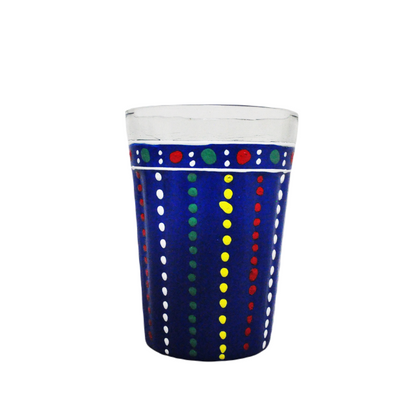 Wooden Kettle Tea Cart With 6 Glasses Set