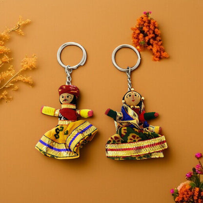 Wooden 2 Couple Key Chain For Car Bike 5 set