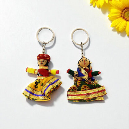 Wooden 2 Couple Key Chain For Car Bike 5 set