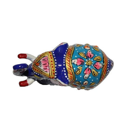 metal Elephant Statue Showpiece Pair - 2 Inch