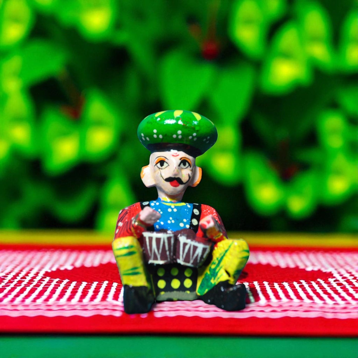 Wooden Musician Painted Babla Set of 6 -2 Inch Multicolor