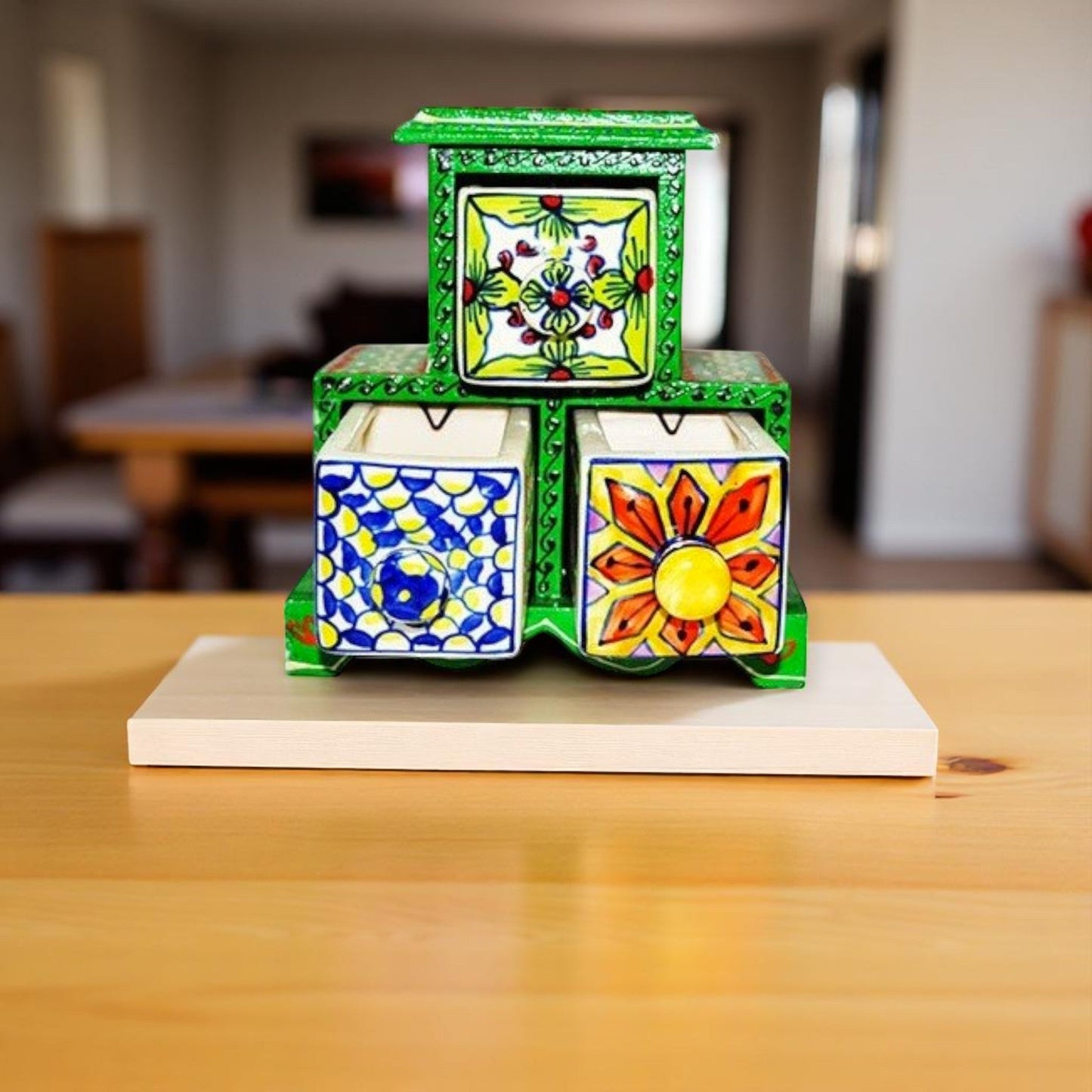 Wooden Drawer Dryfruits Box -7 Inch