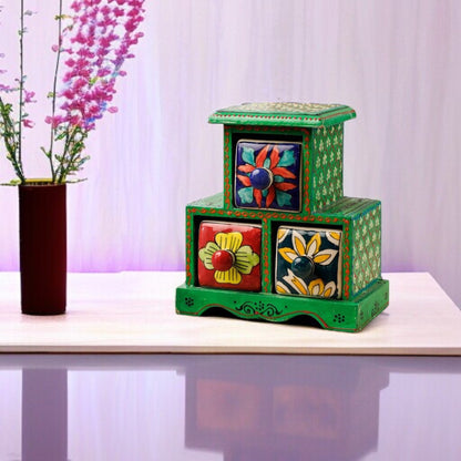 Wooden Drawer Dryfruits Box -7 Inch