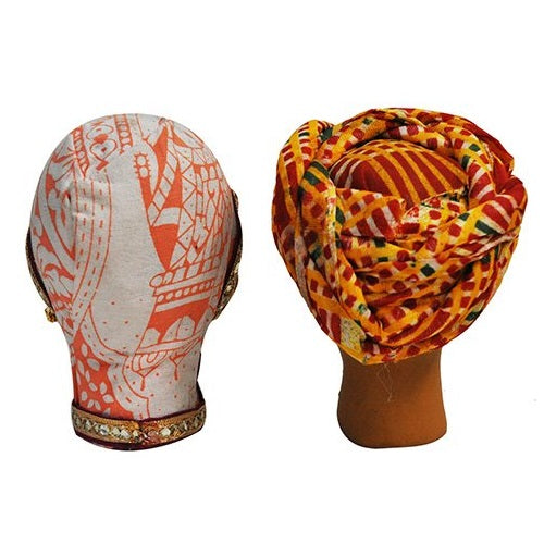 Beautiful Clay And Fabric Rajasthani Pair Face Puppet Showpiece