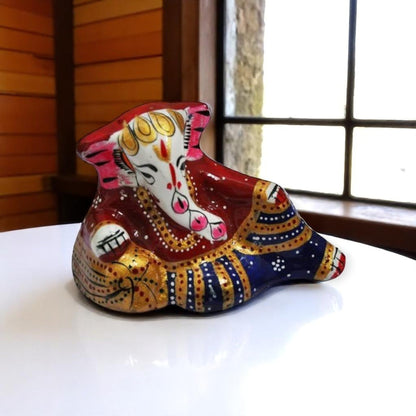 Metal Lord Ganesha Ji Idol Puja Gift Showpiece