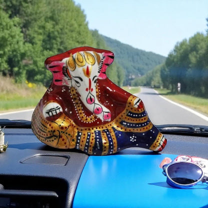 Metal Lord Ganesha Ji Idol Puja Gift Showpiece