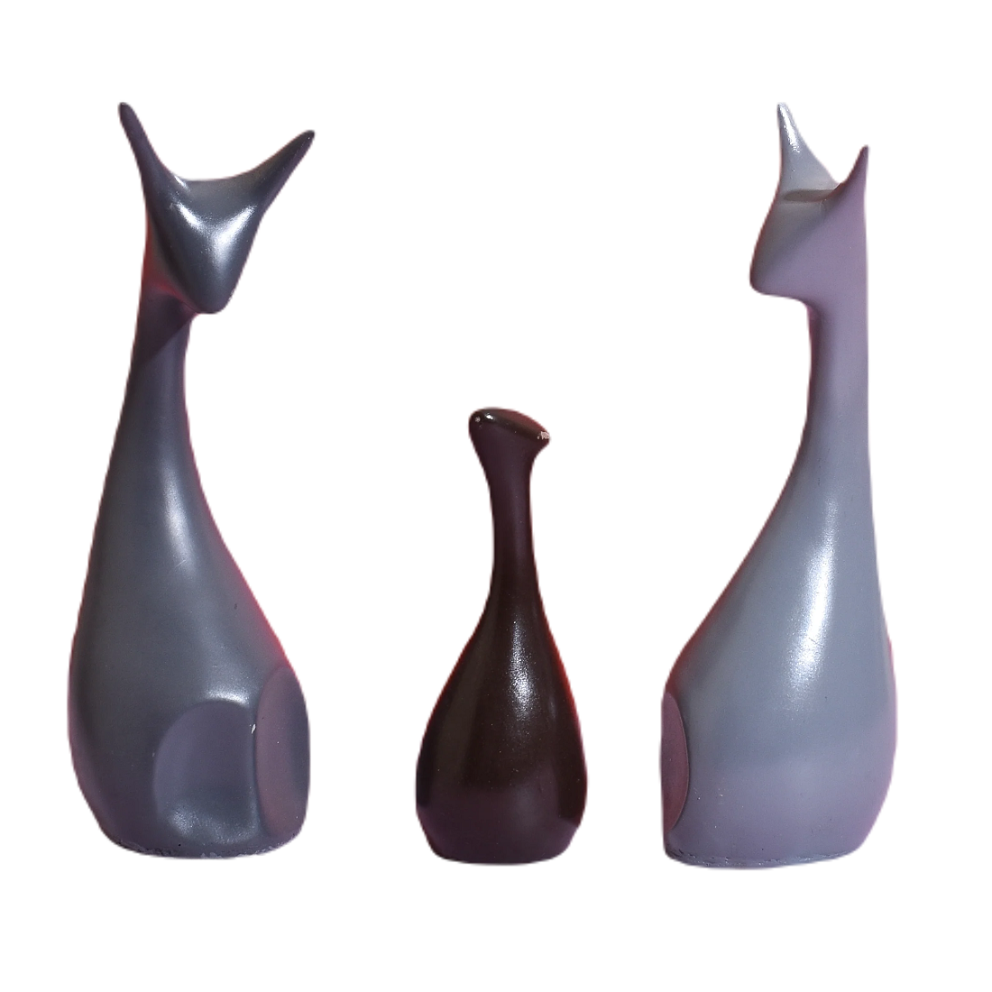 Polyresin Deer Statues Family Showpicec