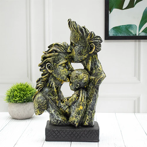 Loving Family Polyresin Figurine Showpiece