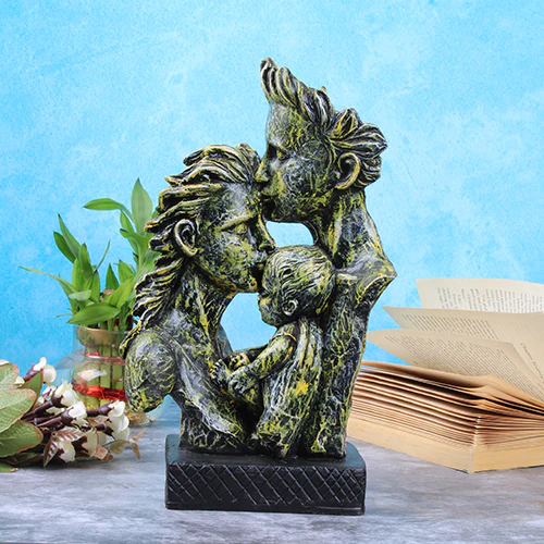 Loving Family Polyresin Figurine Showpiece