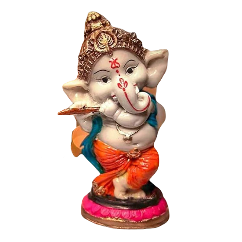 Musical Ganesha Polyresin Showpiece