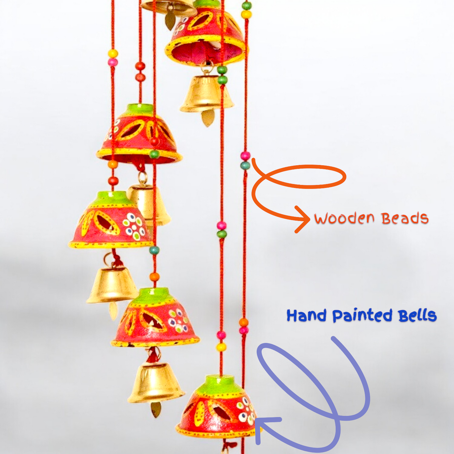 Wind Chime Wall Hanging set of 2 Pc