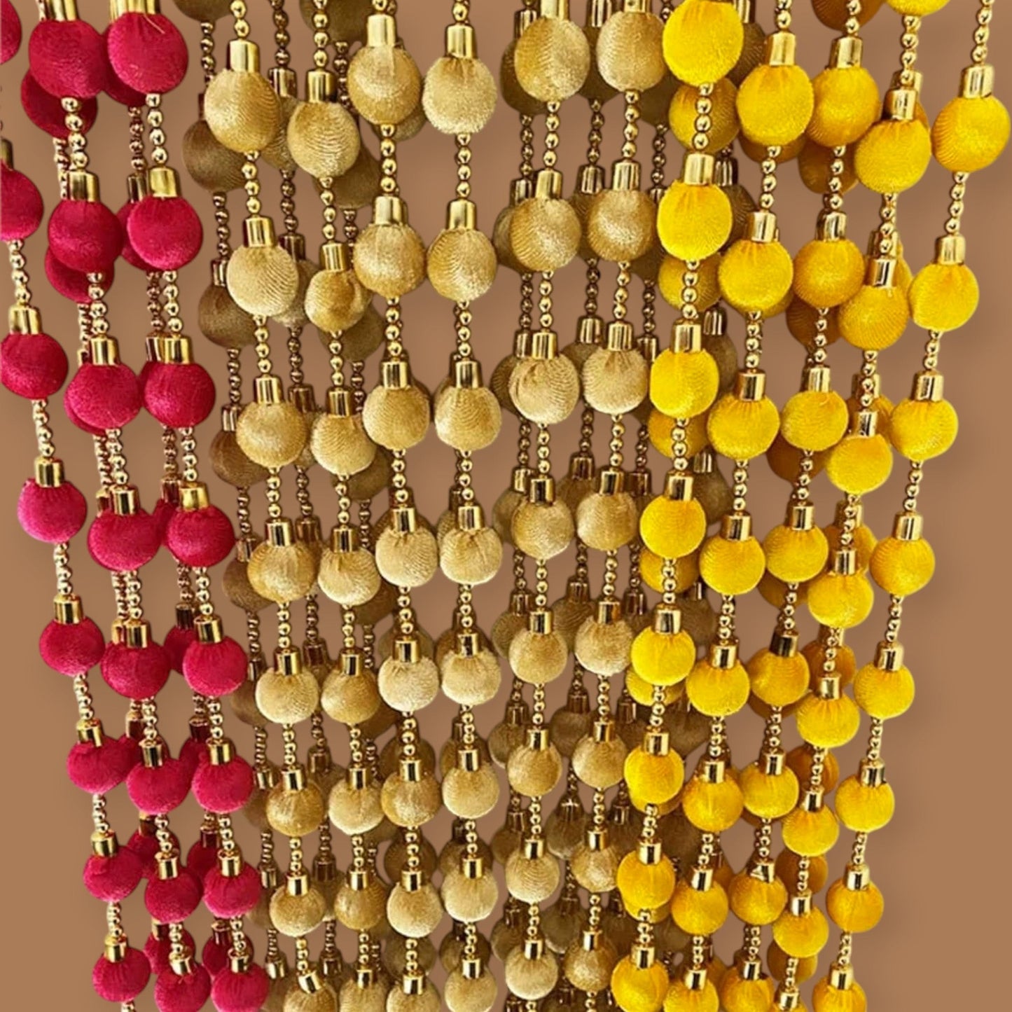 Resham Tassel And Bell Wall Hanging Decoration