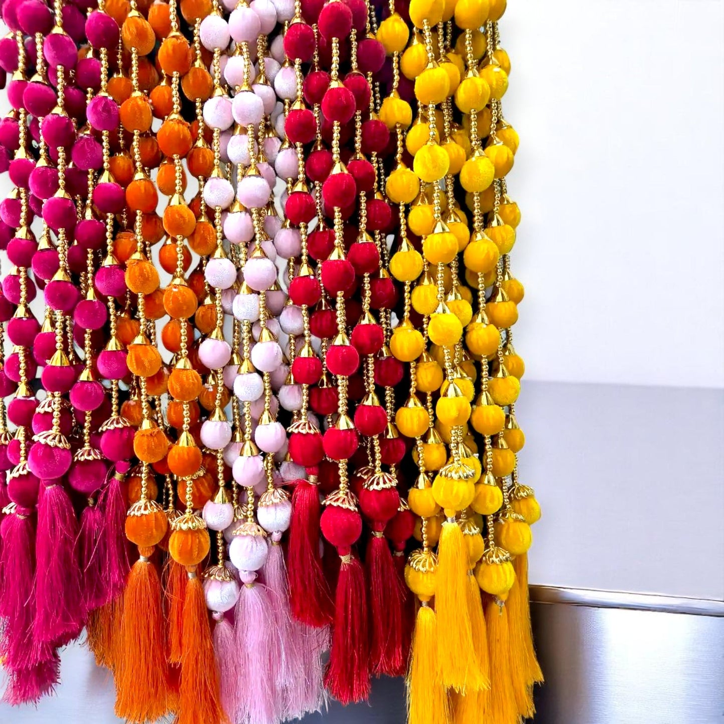 Resham Tassel And Bell Wall Hanging Decoration