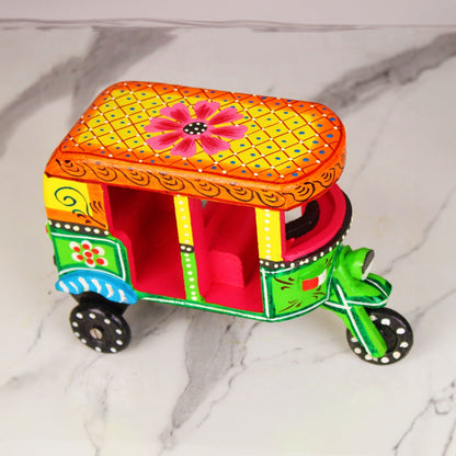 Wooden Auto Rikshaw Toy