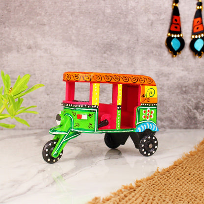 Wooden Auto Rikshaw Toy