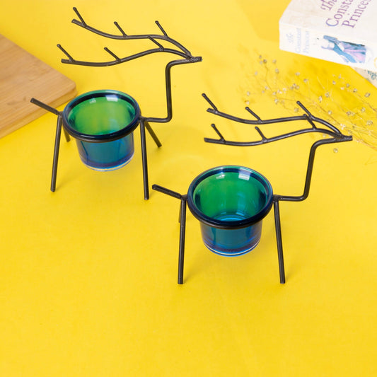 Deer Candle Holder Cute Table Tealight Holder