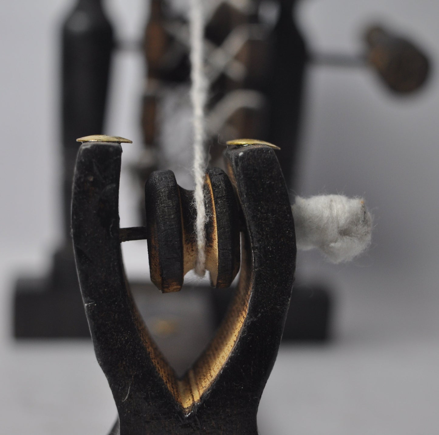 Wood Antique Gandhi Charkha  Showpiece