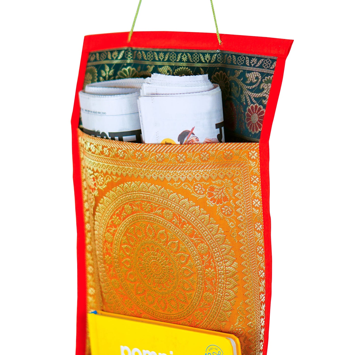 Double Pocket Wall Hanging Magazine Holder