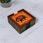 Elephant Hand Painted Tea Coasters Set Of 6 Pcs