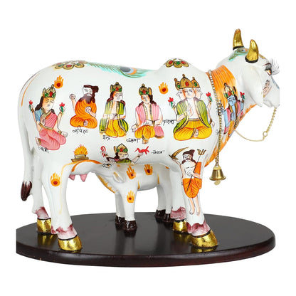 Kamdhenu Cow And Calf Statue