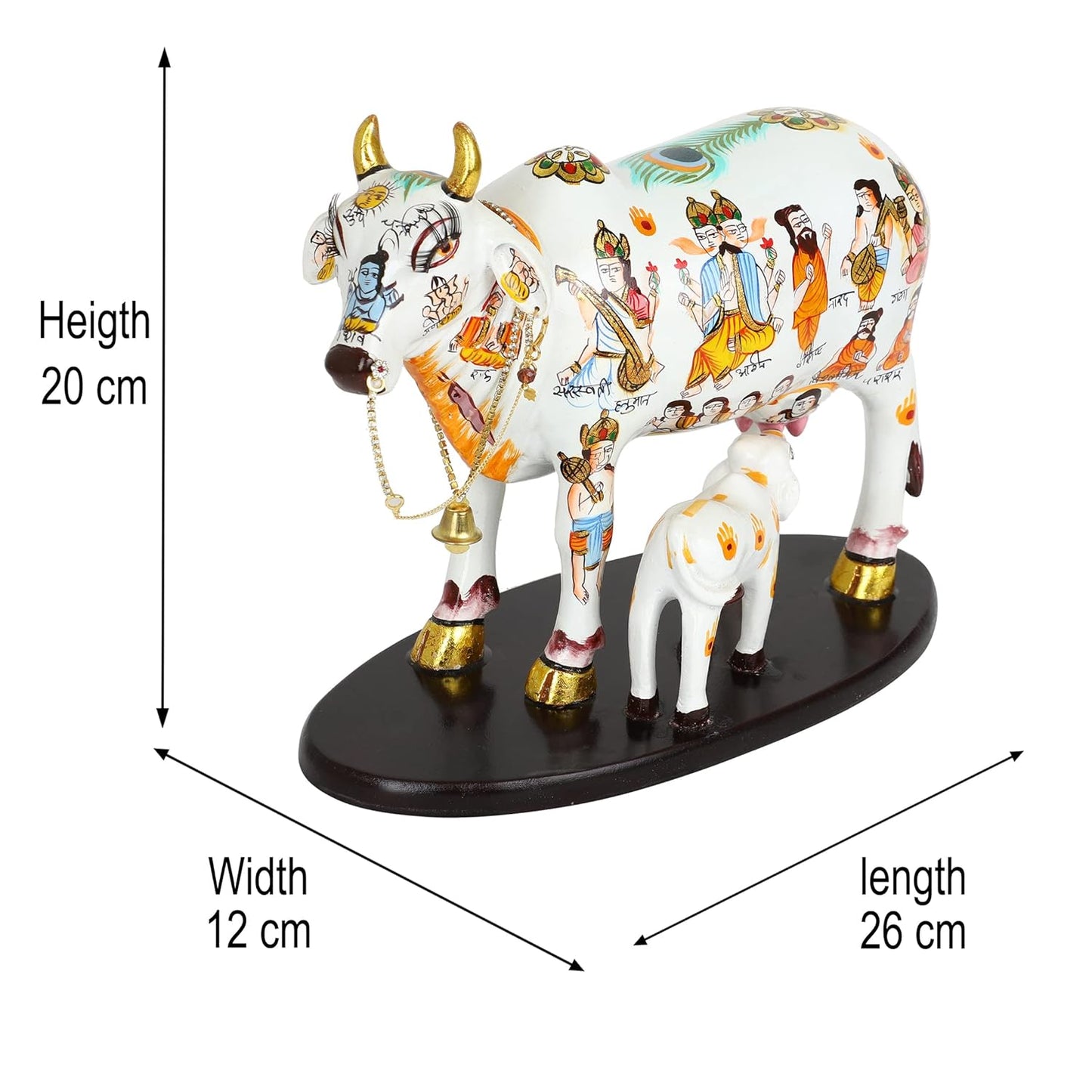Kamdhenu Cow And Calf Statue