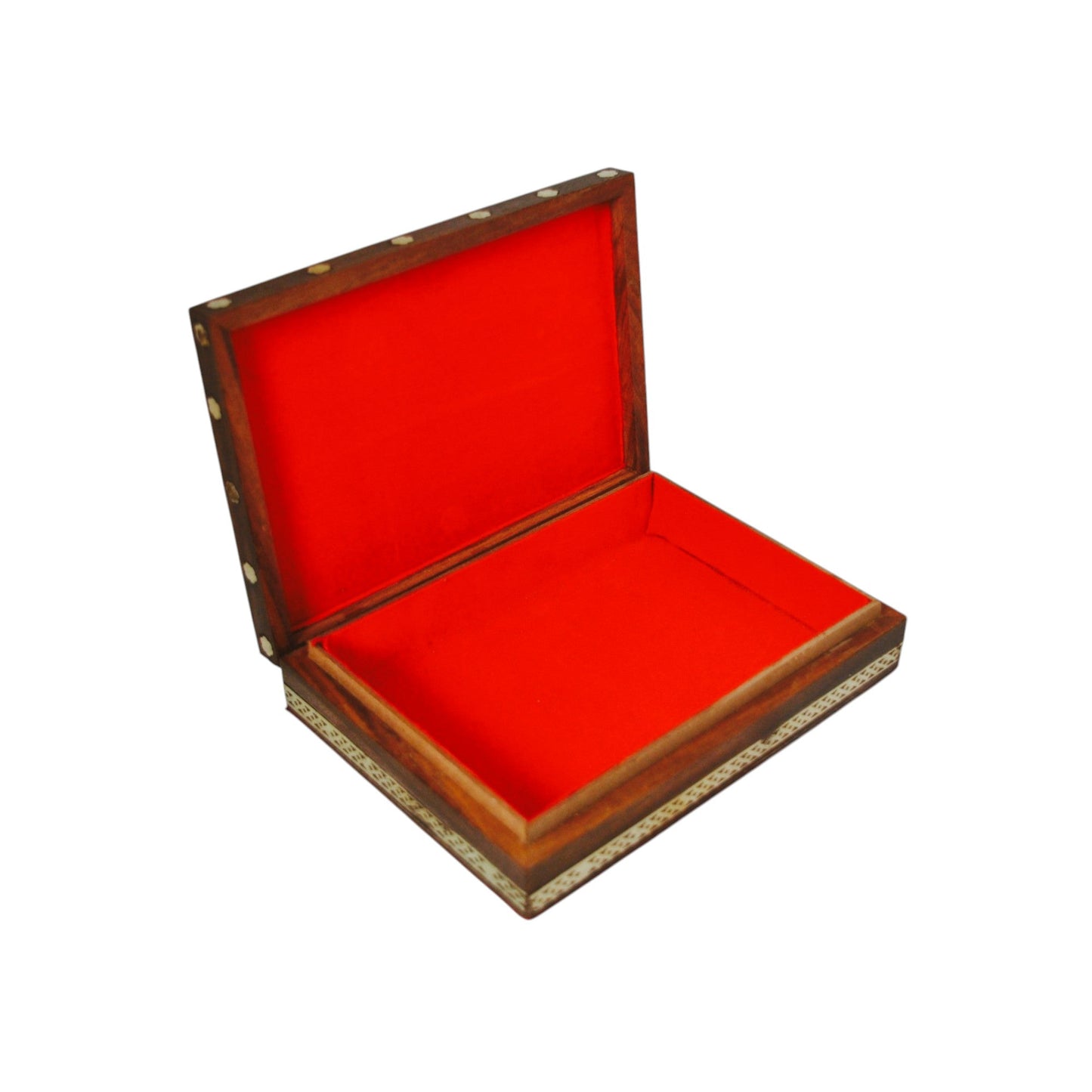 Wooden Jewellery Box With Gemstone Painting