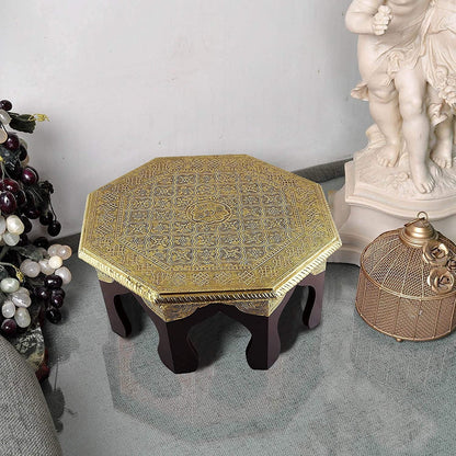 Wooden Handmade Bajoth Chowki