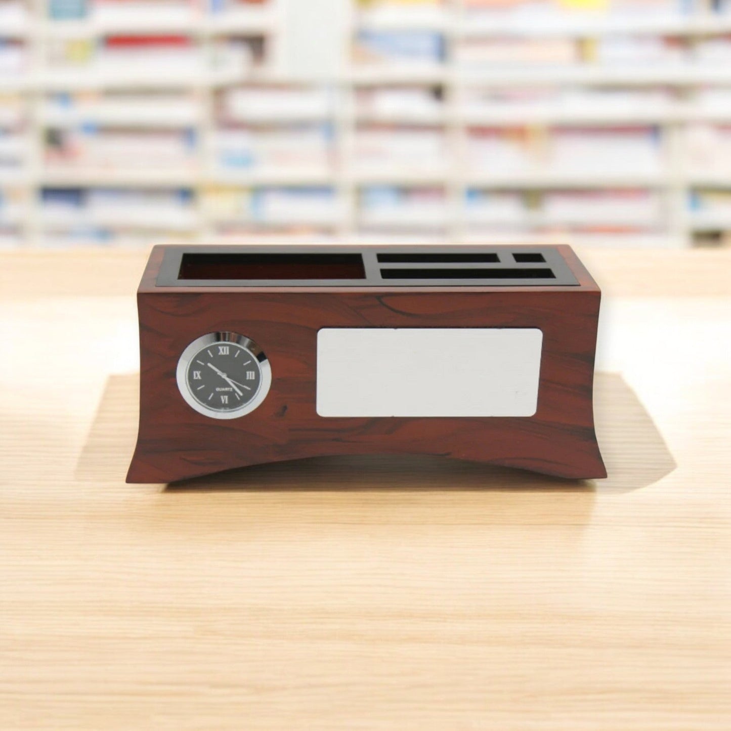 Wooden Pen Stand For Office Set of 50