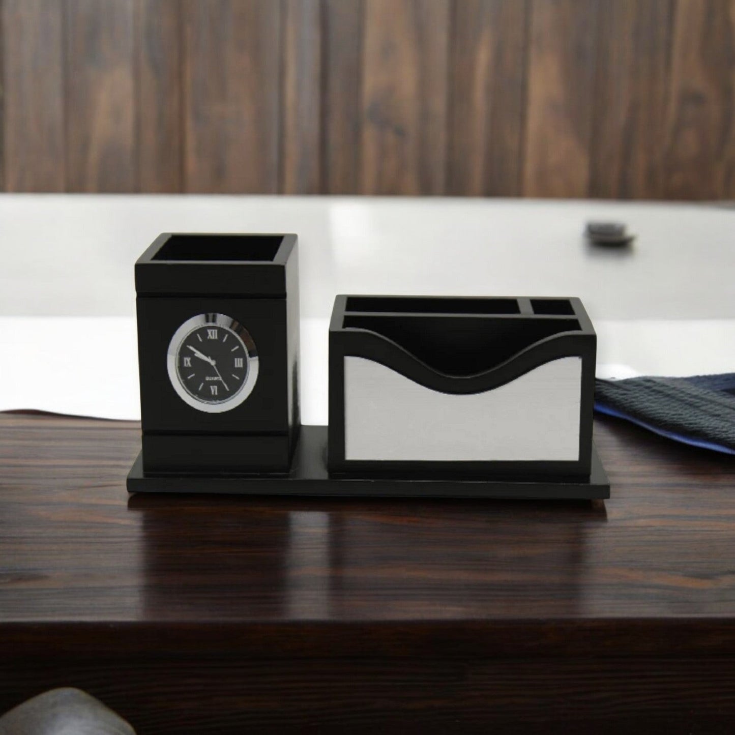 Wooden Pen Stand For Office Set of 50