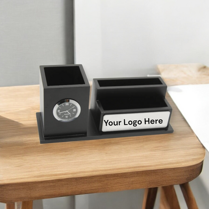 Wooden Desk Pen Stand For Office Set of 50