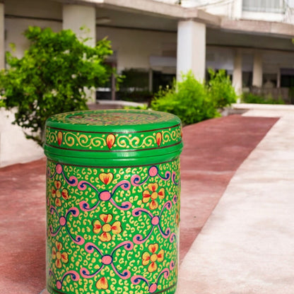Hand Painted Steel Storage Container Set