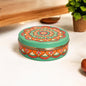 Hand Painted Spice Box With 7 Compartments-Mandala Design