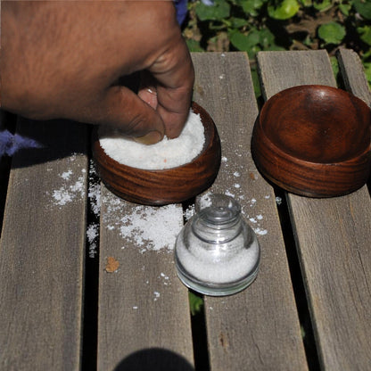 Wooden Bwol Salte & Pepper