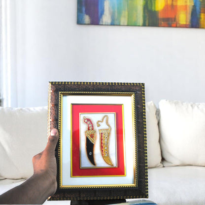 Marble Dagger Painting Wall Hanging