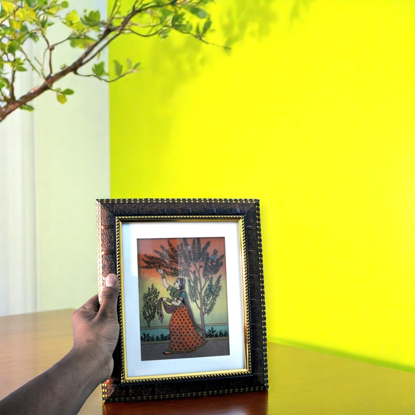 Marble Painting Ragini Tree Wall Hanging