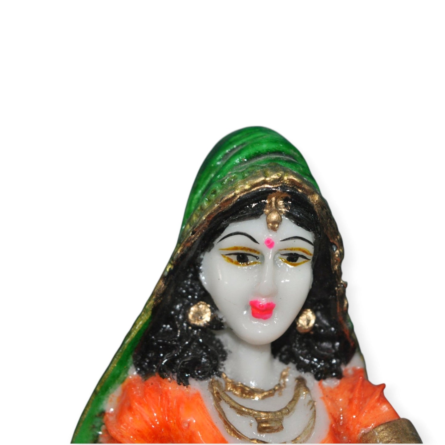 Polyresin Rajasthani Lady pair With Chakki Idol Showpiece