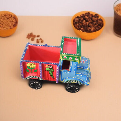 Wooden Hand Painted Truck Decor