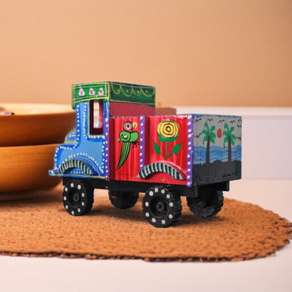 Wooden Hand Painted Truck Decor