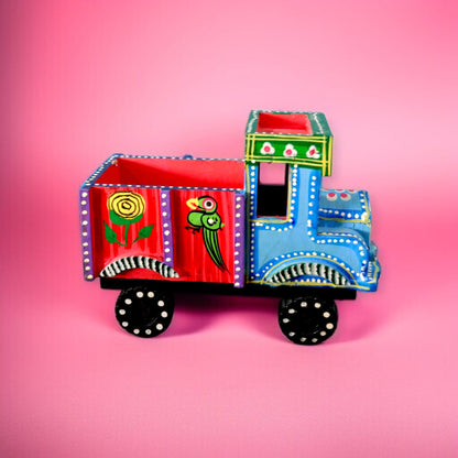 Wooden Hand Painted Truck Decor