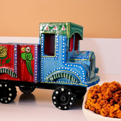 Wooden Hand Painted Truck Decor